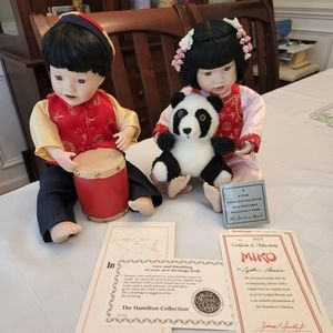 The Hamilton Doll Collection-China Boy and Girl
